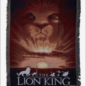 COPY - Disney lion king throw